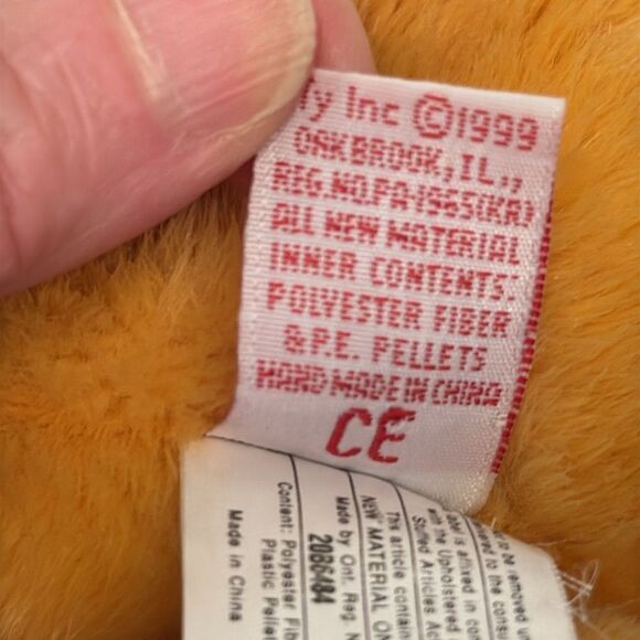 Ty Beanie Buddy HOPE the kneeling Praying Bear 1999. Retired. No tag - Picture 8 of 8